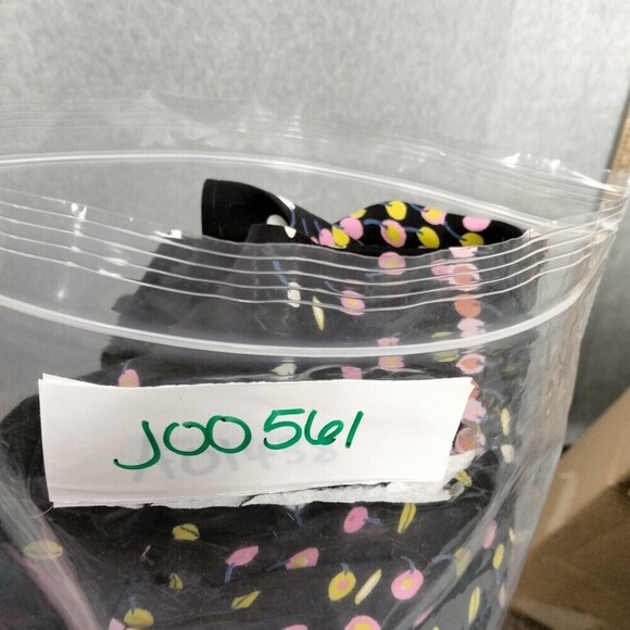 free people Coryn Open Back Dress Womens Sz 2 Black Multi Dot Long Sleeve Cutout - Picture 12 of 12